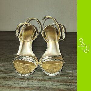 Sam Edelman Gold Strappy Sandals